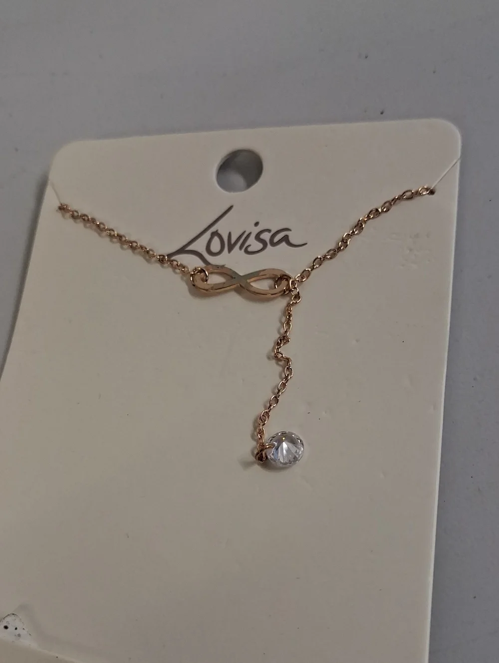 NWT Lovisa Rose Gold Necklace, Pearl Drop Earrings and Anklet Set - Rose Gold